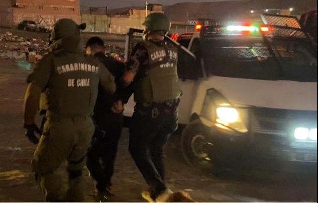 🚨Hombre con amplio prontuario policial fue detenido por Carabineros 