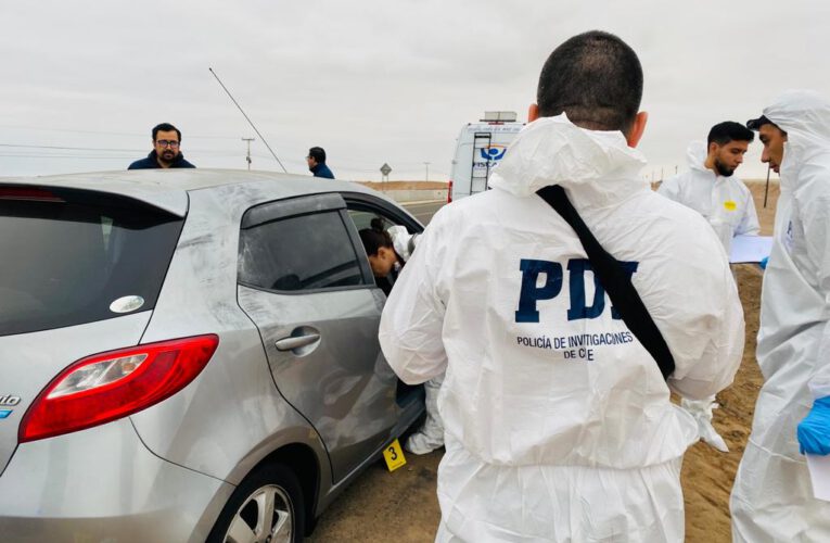 🚨PDI Arica investiga homicidio con arma de fuego en las cercanías del Complejo Fronterizo Chacalluta