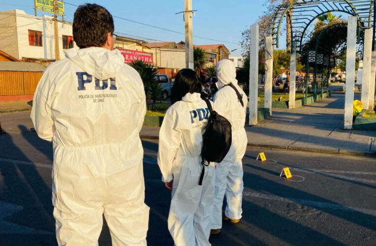 🚨PDI Arica y ECOH de Fiscalía investigan homicidio frustrado con arma de fuego en calle Diego Portales